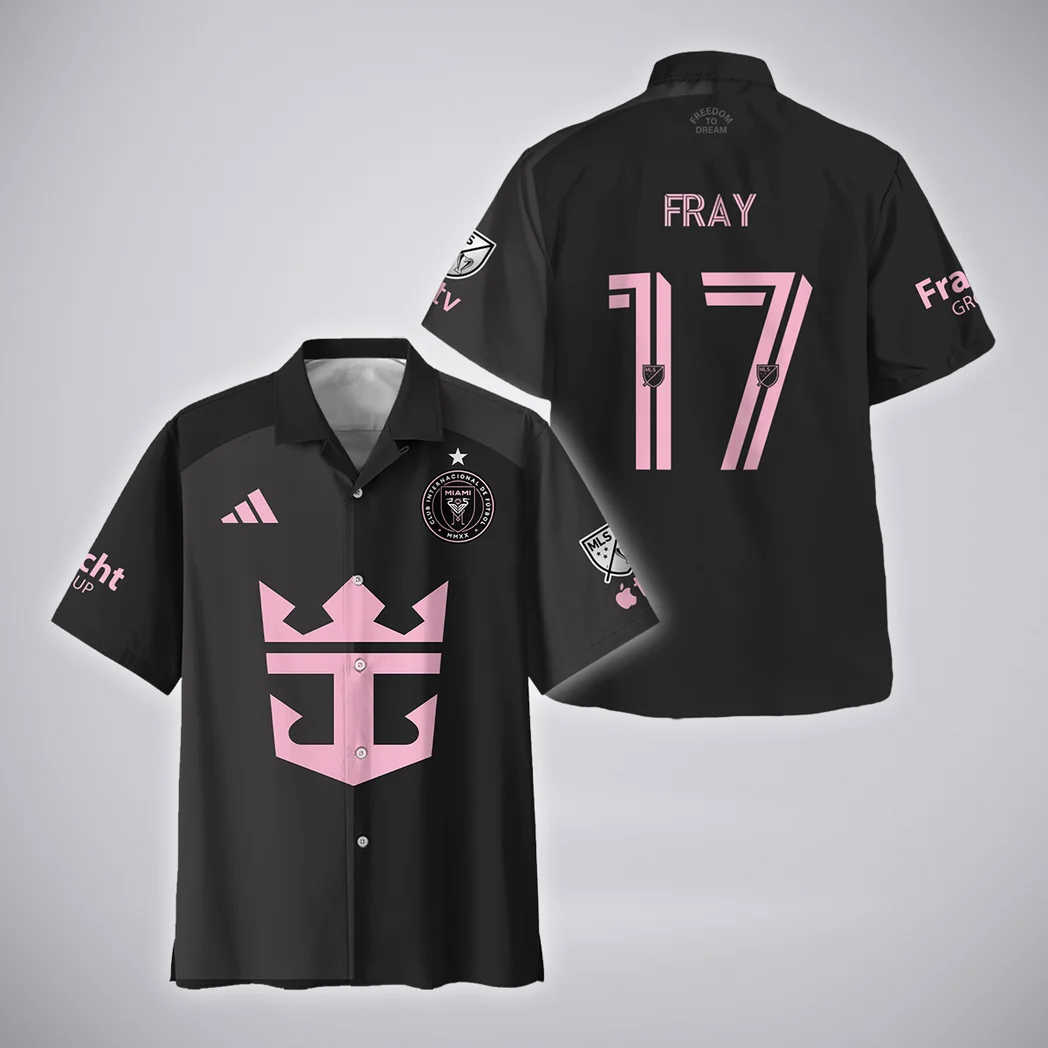 Ian Fray Inter Miami Hawaiian Shirt Champions MLS 2025, Bold Supporter Button Shirt HVN1420IF
