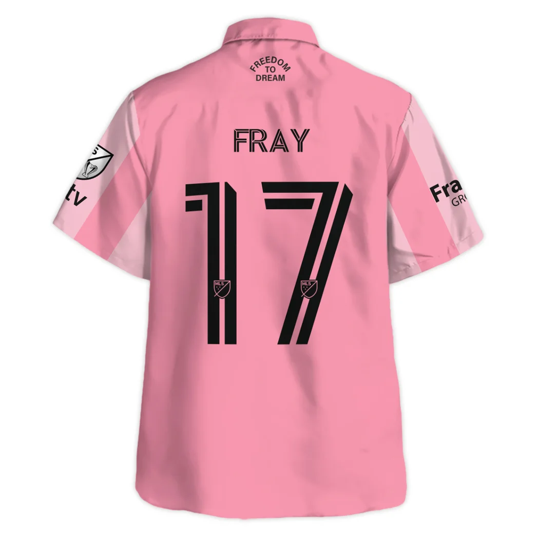 Ian Fray Inter Miami Hawaiian Shirt Champions MLS 2025, Sport Passion Button Shirt HVN1419IF