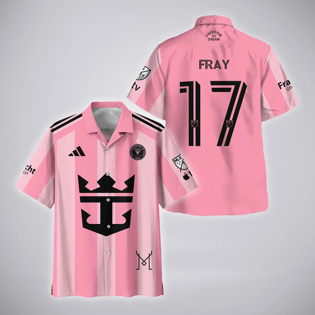Ian Fray Inter Miami Hawaiian Shirt Champions MLS 2025, Sport Passion Button Shirt HVN1419IF