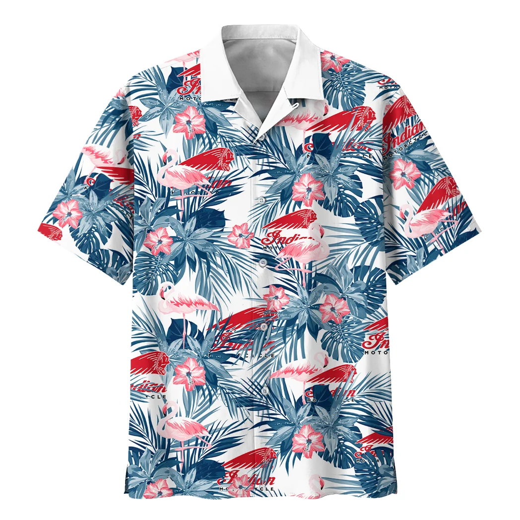 Indian Motorcycle Hawaiian Shirt All Over Print, Street Racer Button Shirt HVN1537IM