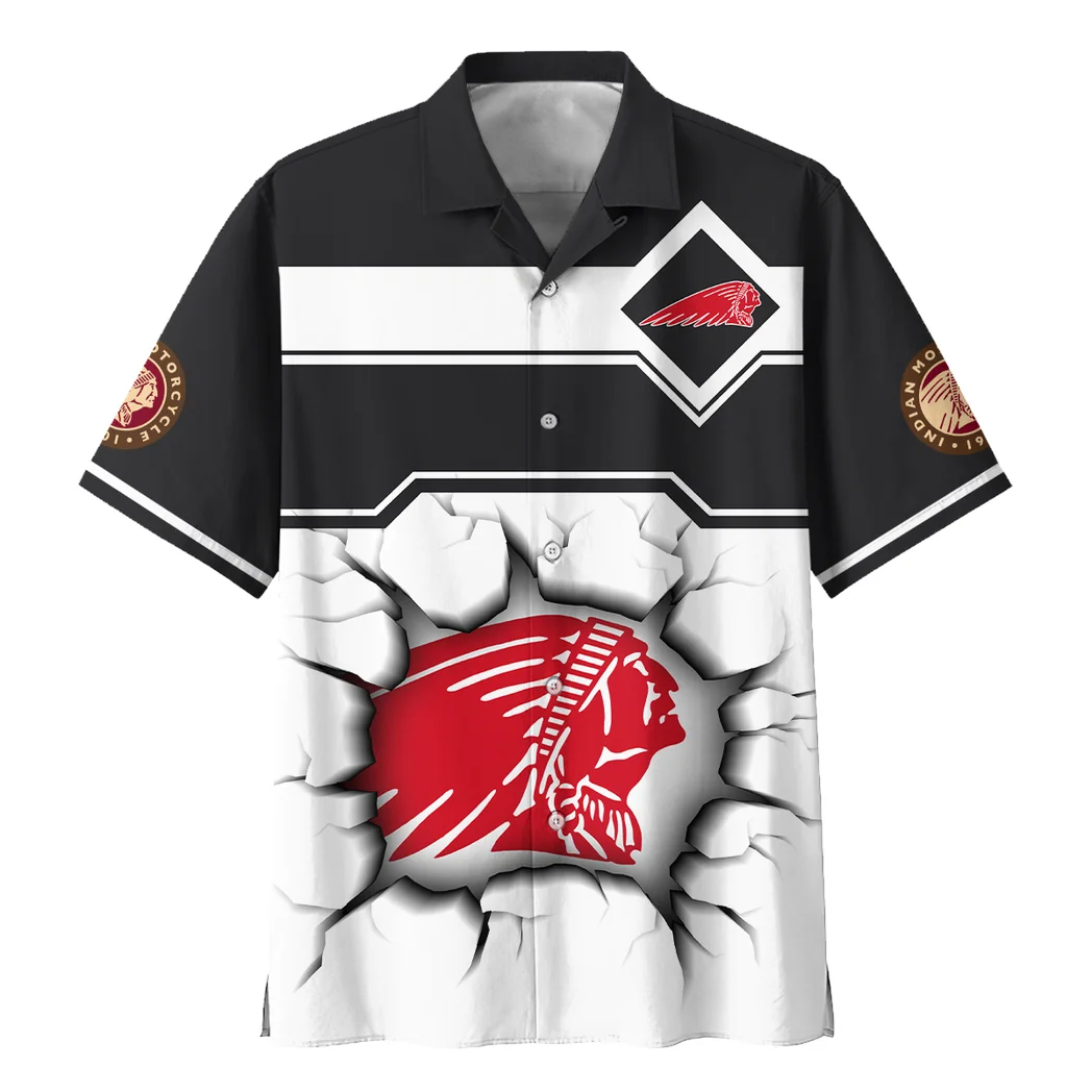 Indian Motorcycle Hawaiian Shirt, Garage Life Button Shirt HVN1400IM