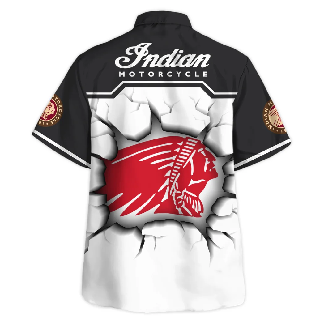 Indian Motorcycle Hawaiian Shirt, Garage Life Button Shirt HVN1400IM