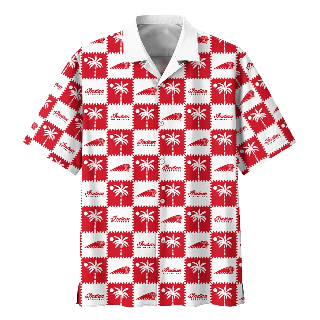 Indian Motorcycle Hawaiian Shirt Logo Exclusive, Street-Ready Button Shirt HVN1540IM