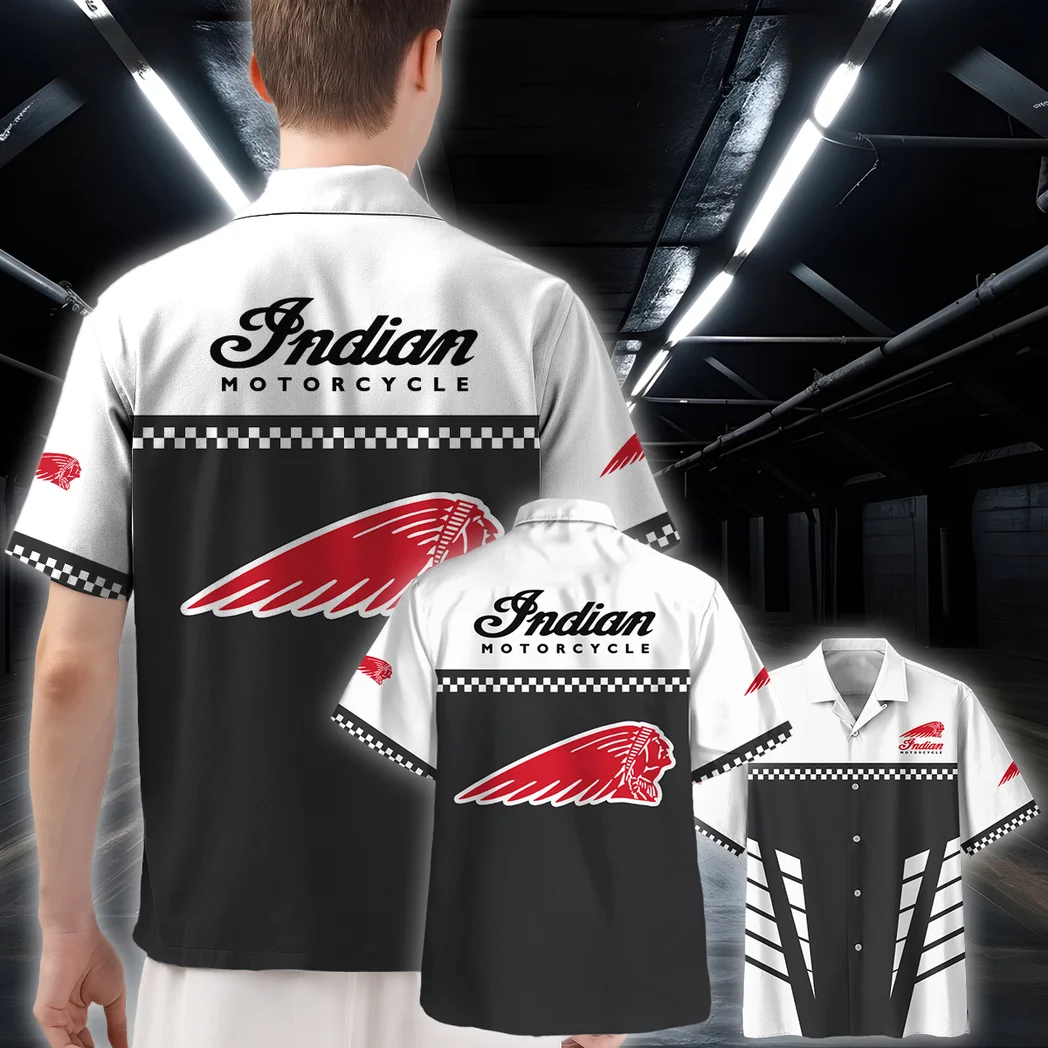 Indian Motorcycle Hawaiian Shirt, Speed Legend Button Shirt HVN1385IM