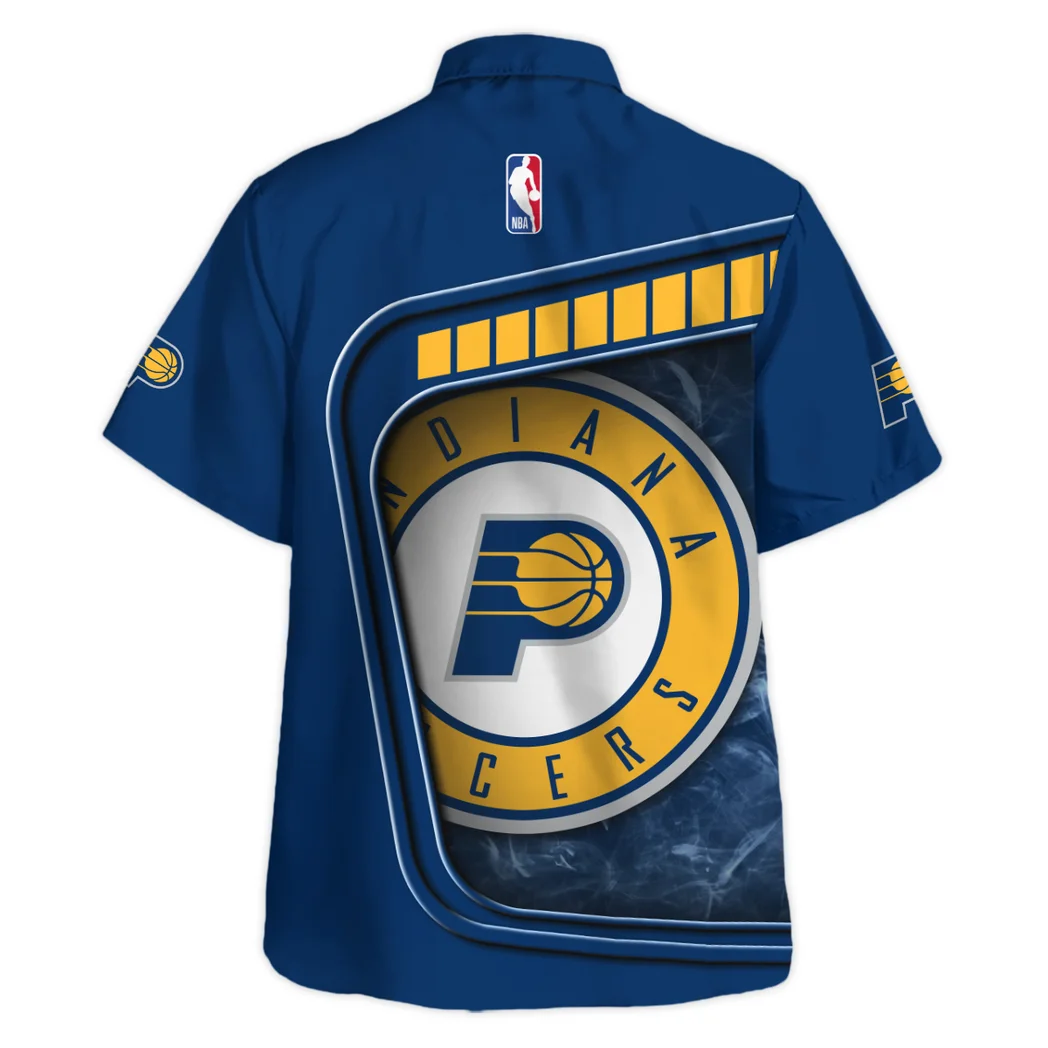 Indiana Pacers Hawaiian Shirt Excluisve Logo, Fan Vibe Button Shirt HVN1527IP