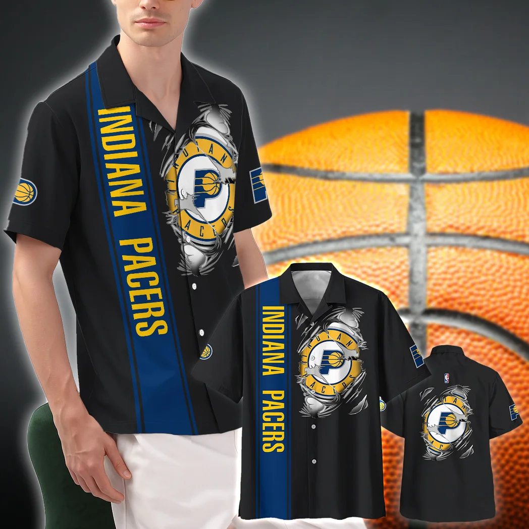 Indiana Pacers Hawaiian Shirt Fan Edition Design, Tropical Supporter Button Shirt HVN1579IP