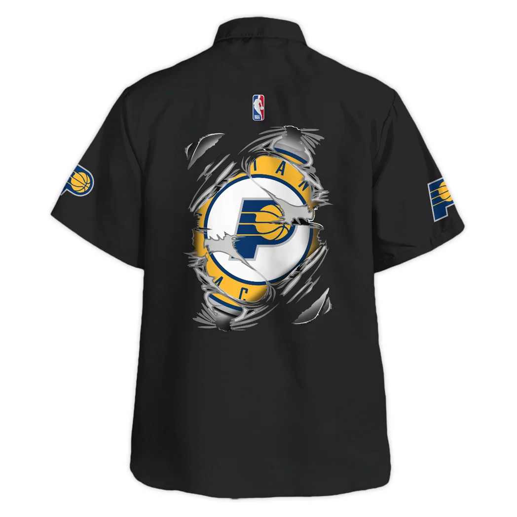 Indiana Pacers Hawaiian Shirt Fan Edition Design, Tropical Supporter Button Shirt HVN1579IP