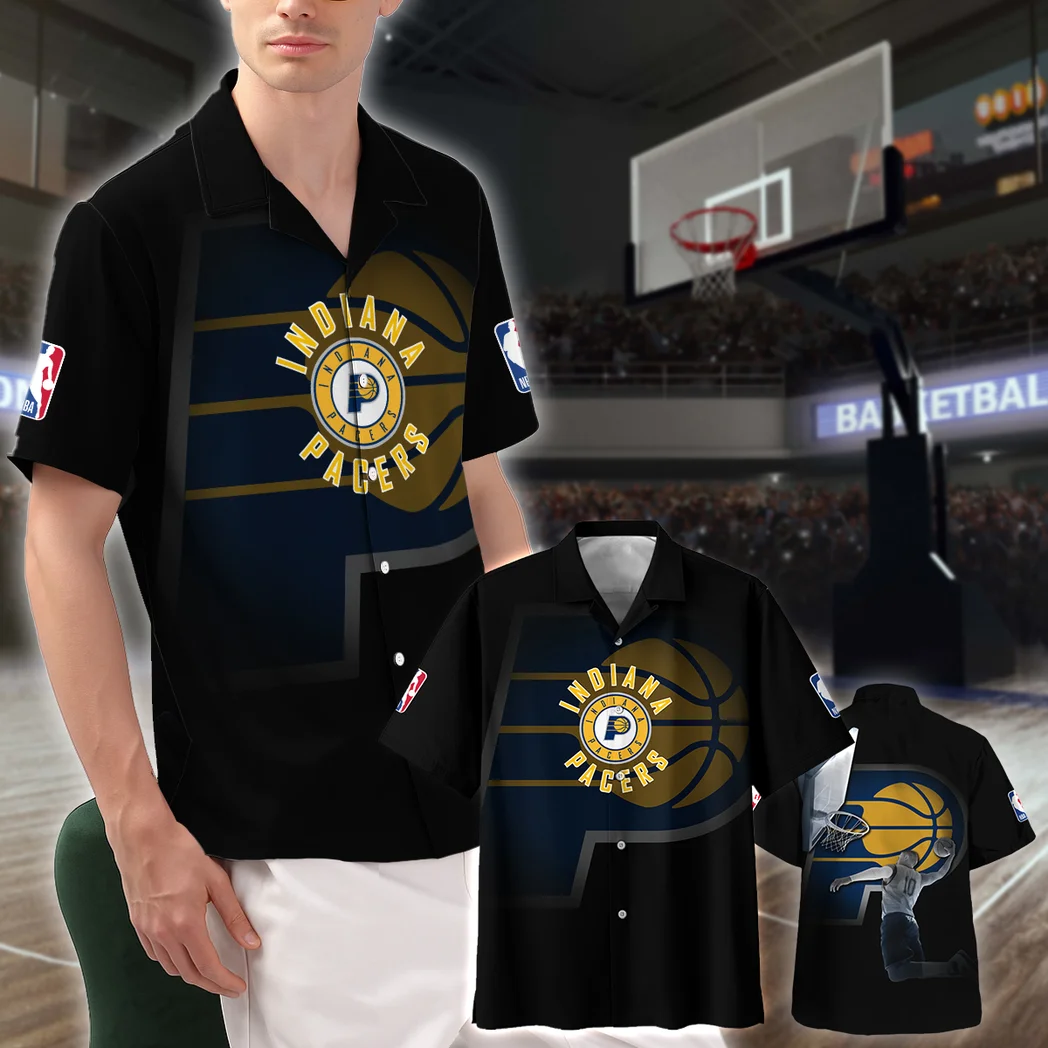 Indiana Pacers Hawaiian Shirt, Victory Vibe Button Shirt HVN1529IP