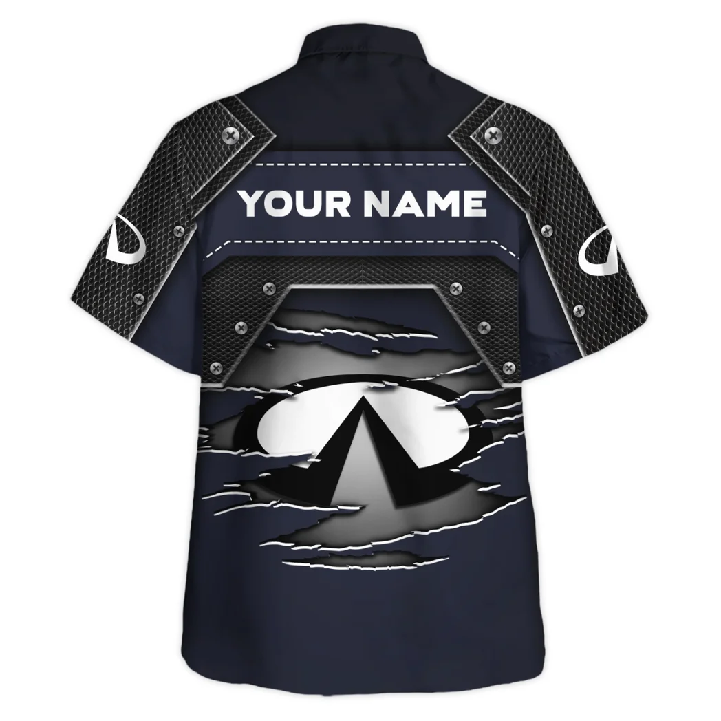 Infiniti Hawaiian Shirt, Chrome Wave Button Shirt HVN1401IN