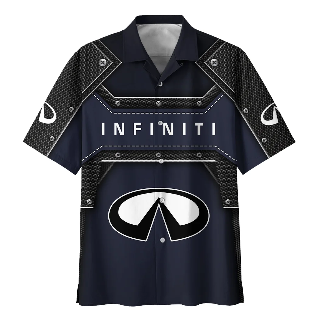 Infiniti Hawaiian Shirt, Chrome Wave Button Shirt HVN1401IN