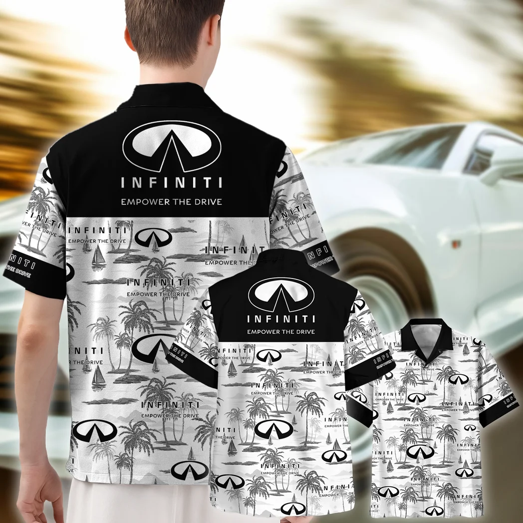 Infiniti Hawaiian Shirt Exclusive Logo, Rider\'s Paradise Button Shirt HVN1534IN