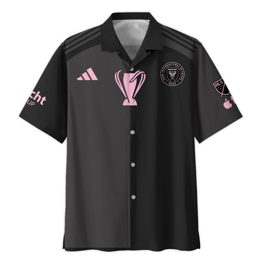 Inter Miami Hawaiian Shirt Champions MLS 2025, Tailgate Vibe Button Shirt HVN1417CH