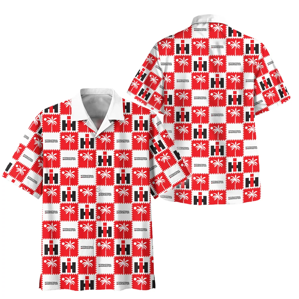 International Harvester Hawaiian Shirt Logo Exclusive, Open Road Button Shirt HVN1540IH