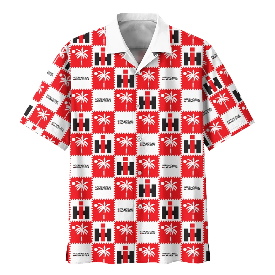 International Harvester Hawaiian Shirt Logo Exclusive, Open Road Button Shirt HVN1540IH