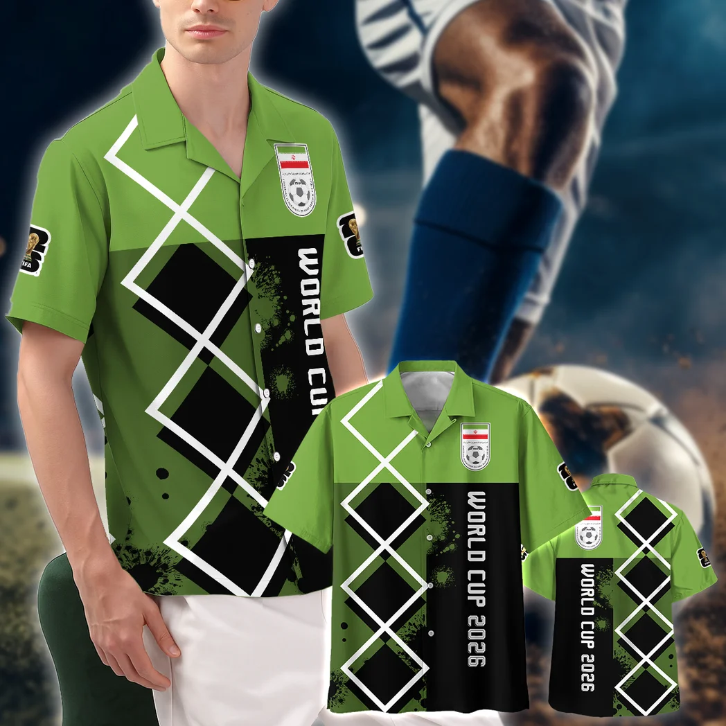 IR Iran Hawaiian Shirt FIFA World Cup 26 Limited Edition, Victory Spirit Button Shirt HVN1589IR