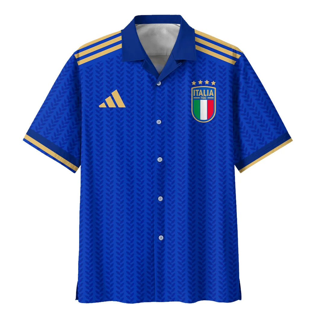 Italy FIFA World Cup 2026 Hawaiian Shirt, Summer Spirit Button Shirt HVN1548IT