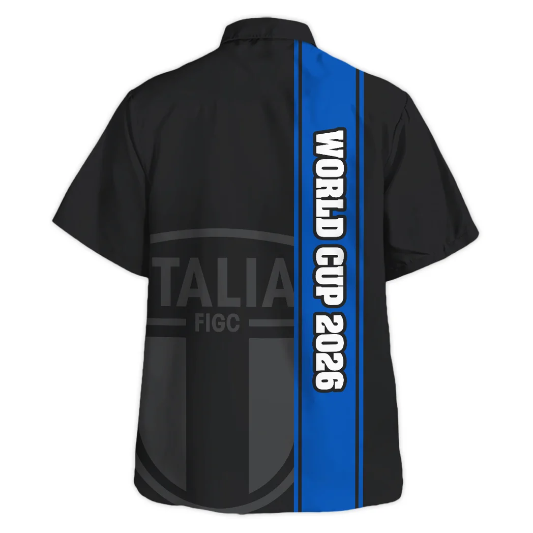 Italy FIFA World Cup 2026 Hawaiian Shirt, Tropical Supporter Button Shirt HVN1561IT