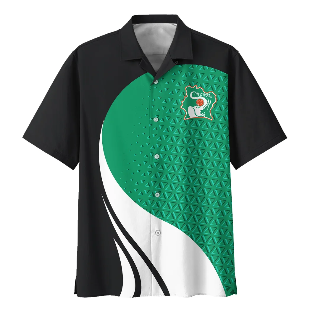 Ivory Coast Hawaiian Shirt FIFA World Cup 26 Limited Edition, Sport Passion Button Shirt HVN1583IC