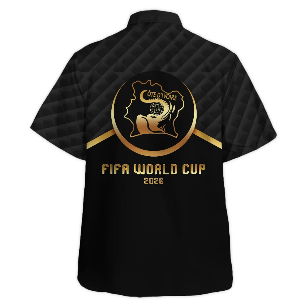 Ivory Coast Hawaiian Shirt FIFA World Cup 26 Limited Edition, True Supporter Button Shirt HVN1582IC