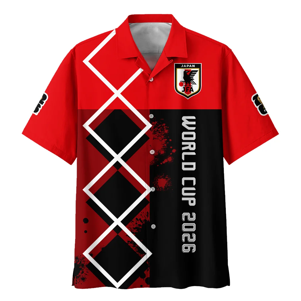 Japan Hawaiian Shirt FIFA World Cup 26 Limited Edition, Classic Fan Button Shirt HVN1589JP