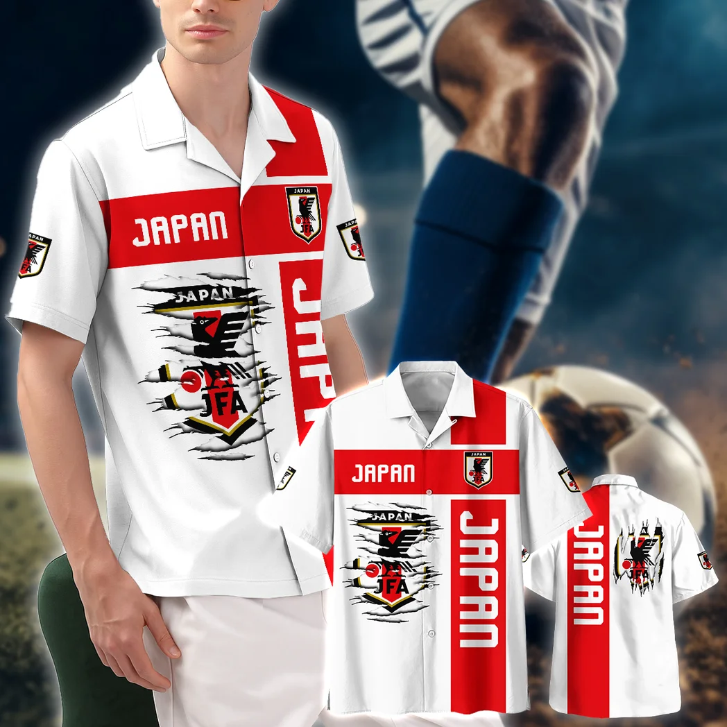 Japan Hawaiian Shirt FIFA World Cup 26 Limited Edition, Stadium Energy Button Shirt HVN1588JP