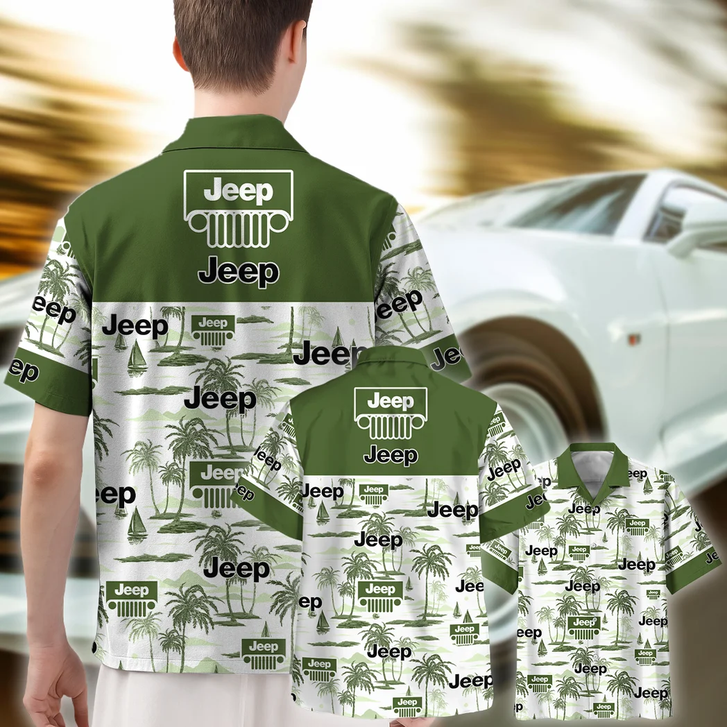 Jeep Hawaiian Shirt Exclusive Logo, Garage Life Button Shirt HVN1534JE