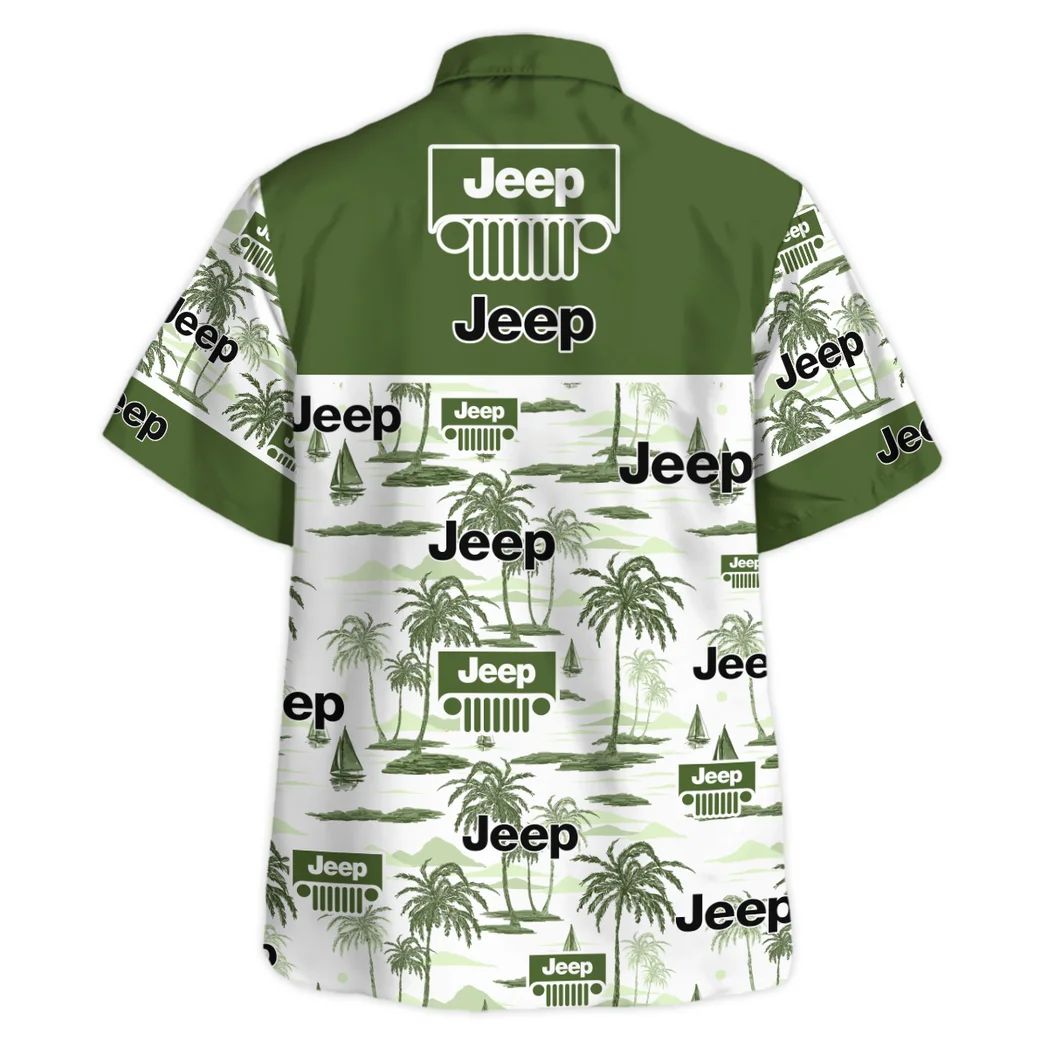 Jeep Hawaiian Shirt Exclusive Logo, Garage Life Button Shirt HVN1534JE
