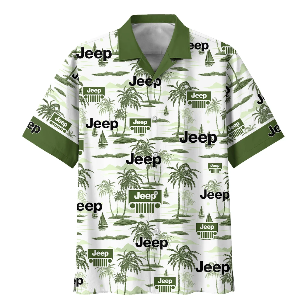 Jeep Hawaiian Shirt Exclusive Logo, Garage Life Button Shirt HVN1534JE