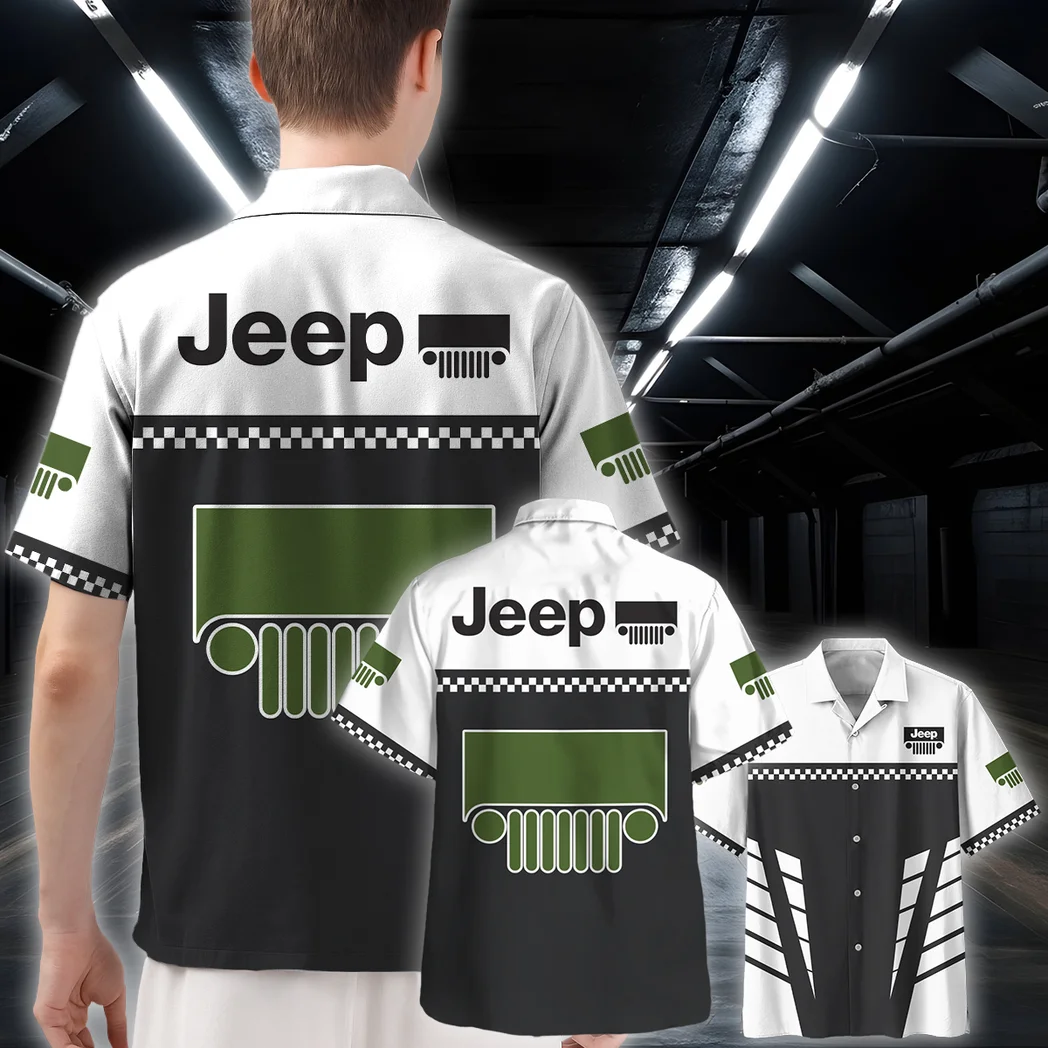 Jeep Hawaiian Shirt, Open Road Button Shirt HVN1385JE