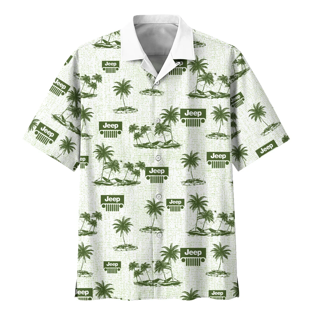 Jeep Hawaiian Shirt Tropical Style, Engine Lover Button Shirt HVN1536JE
