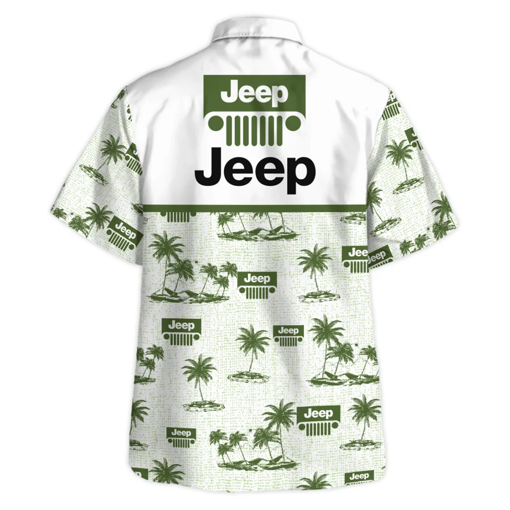 Jeep Hawaiian Shirt Tropical Style, Engine Lover Button Shirt HVN1536JE