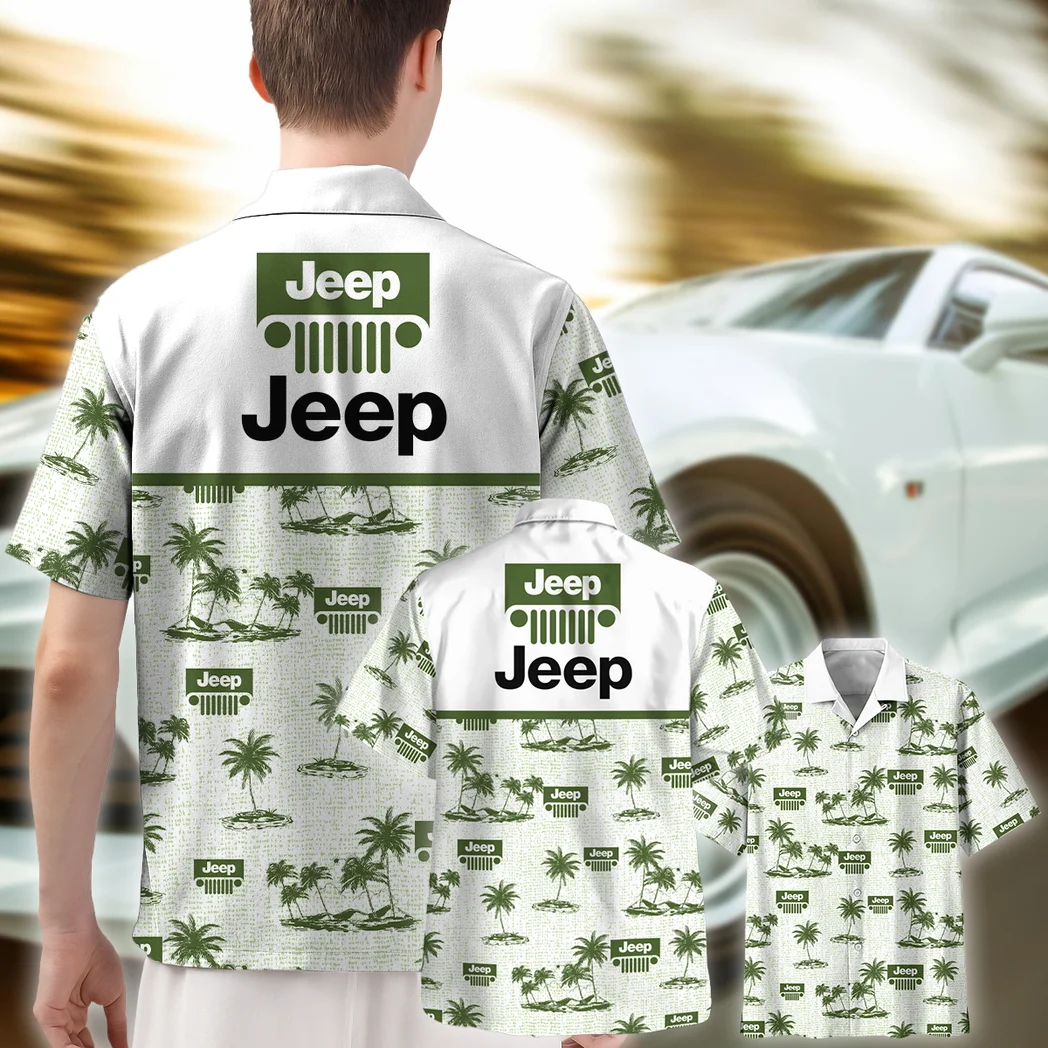 Jeep Hawaiian Shirt Tropical Style, Engine Lover Button Shirt HVN1536JE
