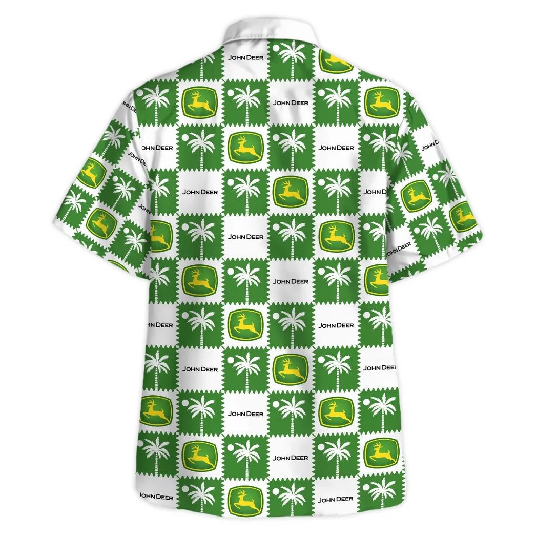 John Deere Hawaiian Shirt Logo Exclusive, Custom Ride Button Shirt HVN1540JD