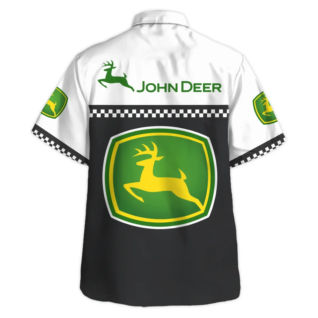 John Deere Hawaiian Shirt, Speed Legend Button Shirt HVN1385JD