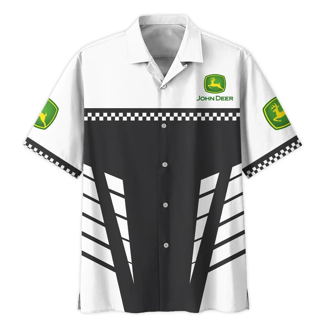 John Deere Hawaiian Shirt, Speed Legend Button Shirt HVN1385JD