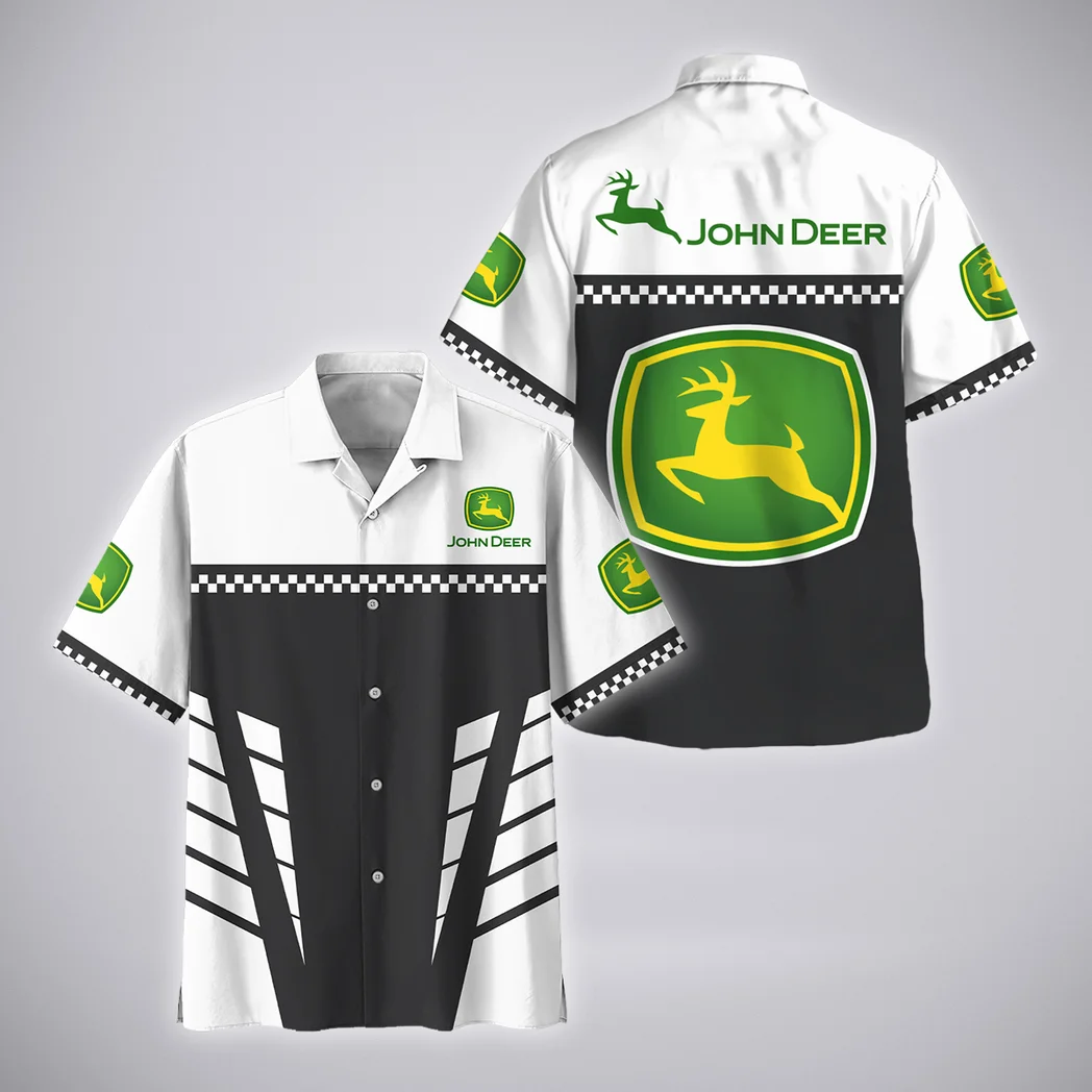 John Deere Hawaiian Shirt, Speed Legend Button Shirt HVN1385JD