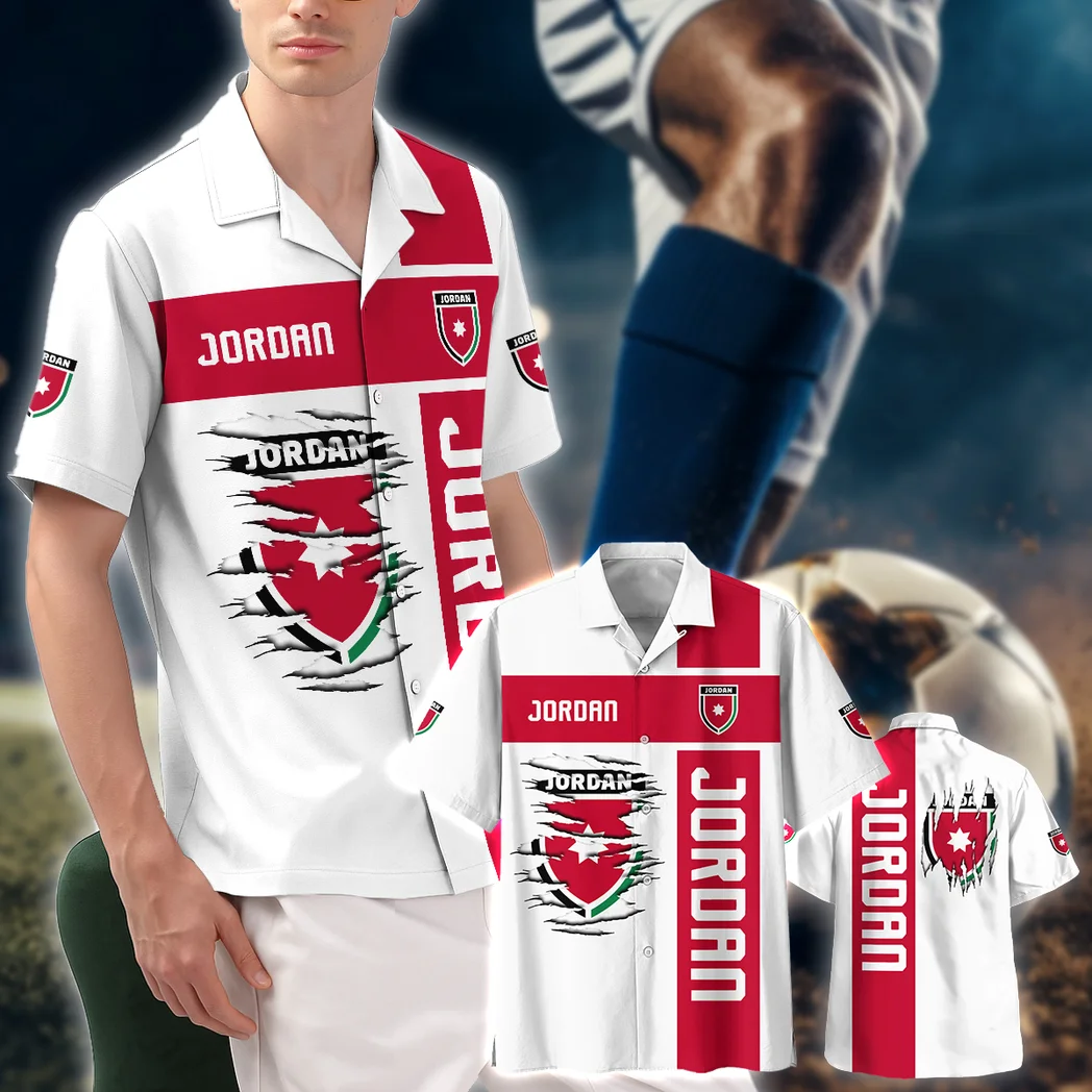 Jordan Hawaiian Shirt FIFA World Cup 26 Limited Edition, Bold Spirit Button Shirt HVN1588JO