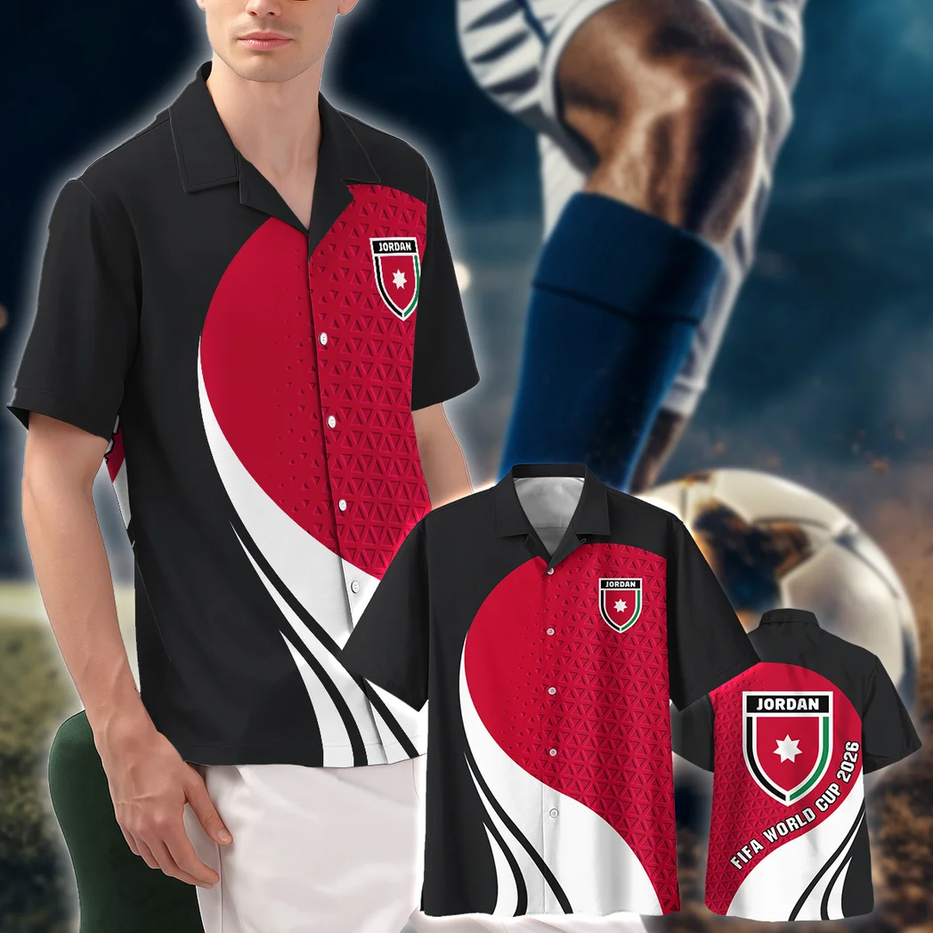 Jordan Hawaiian Shirt FIFA World Cup 26 Limited Edition, Celebration Style Button Shirt HVN1583JO