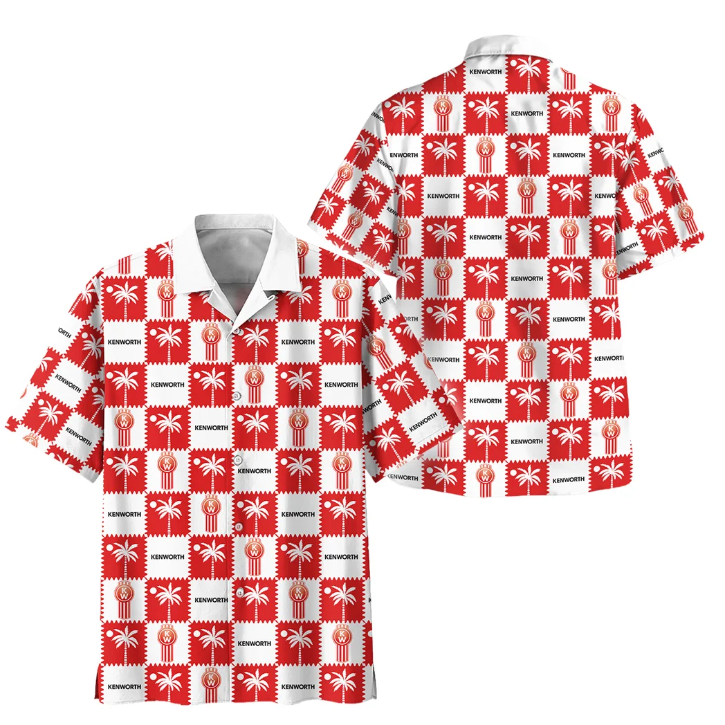 Kenworth Hawaiian Shirt Logo Exclusive, Street-Ready Button Shirt HVN1540KE