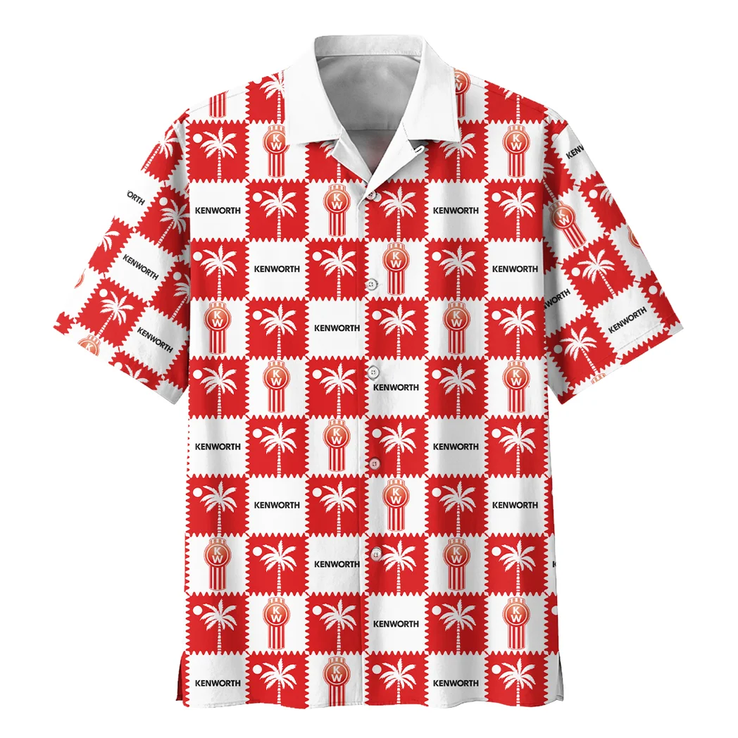 Kenworth Hawaiian Shirt Logo Exclusive, Street-Ready Button Shirt HVN1540KE