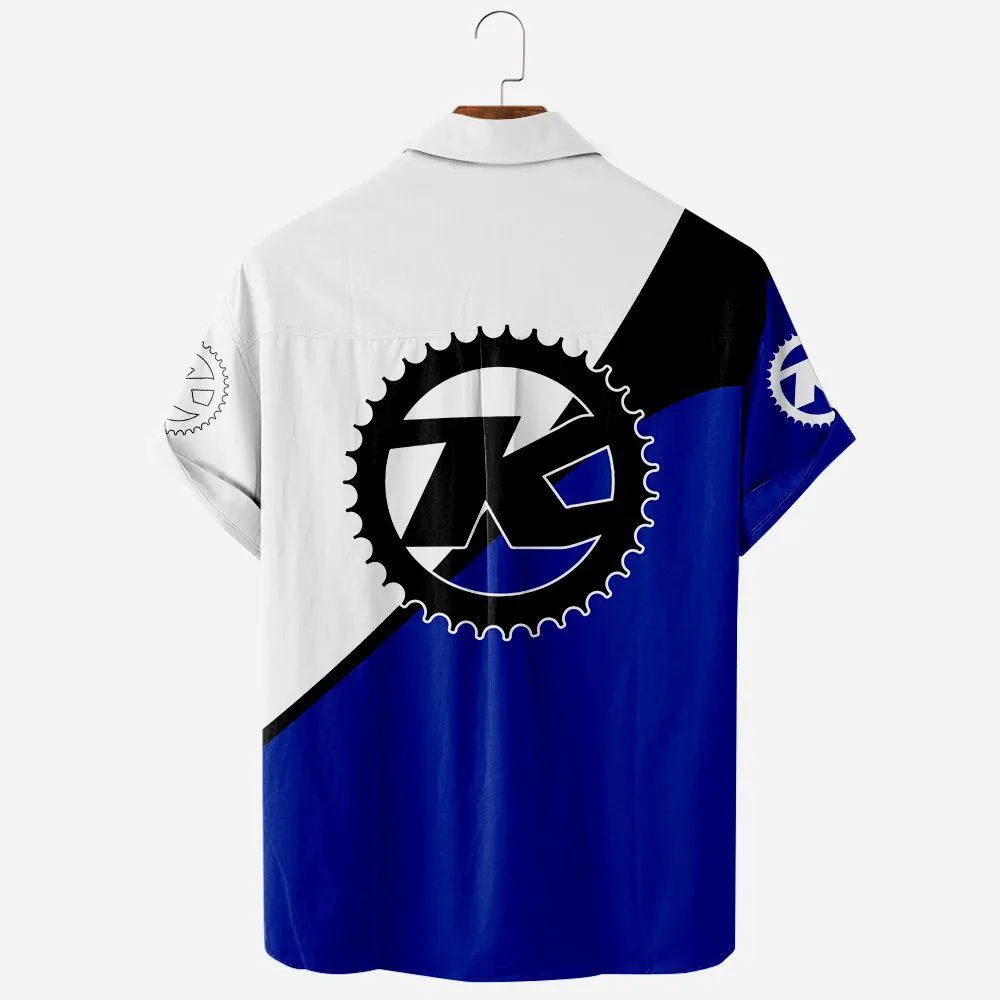 Kona Bicycle Hawaiian Shirt Exclusive Logo, Retro Driver Button Shirt CAR581022526365