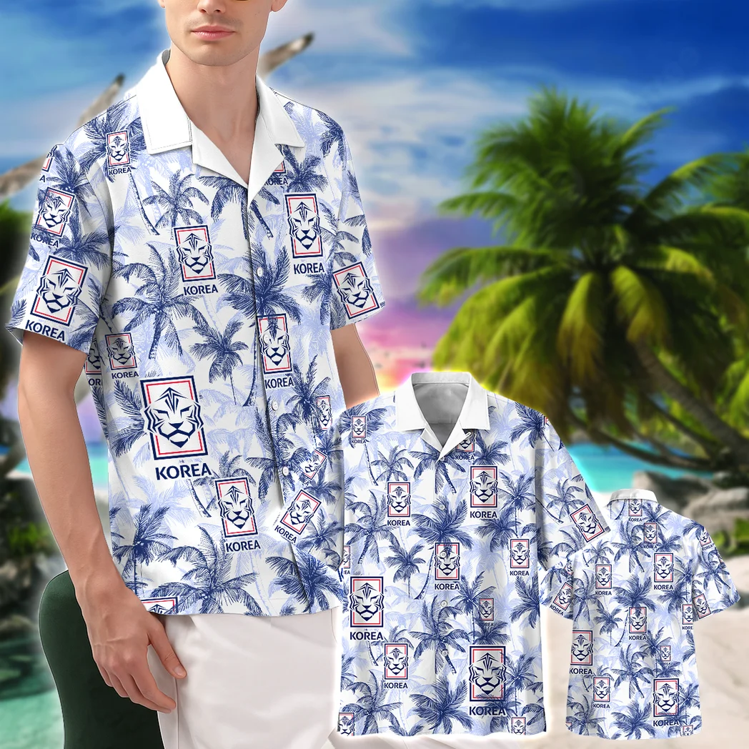 Korea Republic Hawaiian Shirt FIFA World Cup 26 Limited Edition, Sport Passion Button Shirt HVN1585KO