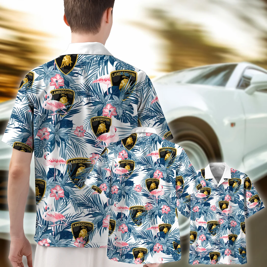Lamborghini Hawaiian Shirt All Over Print, Car Meet Button Shirt HVN1537LB