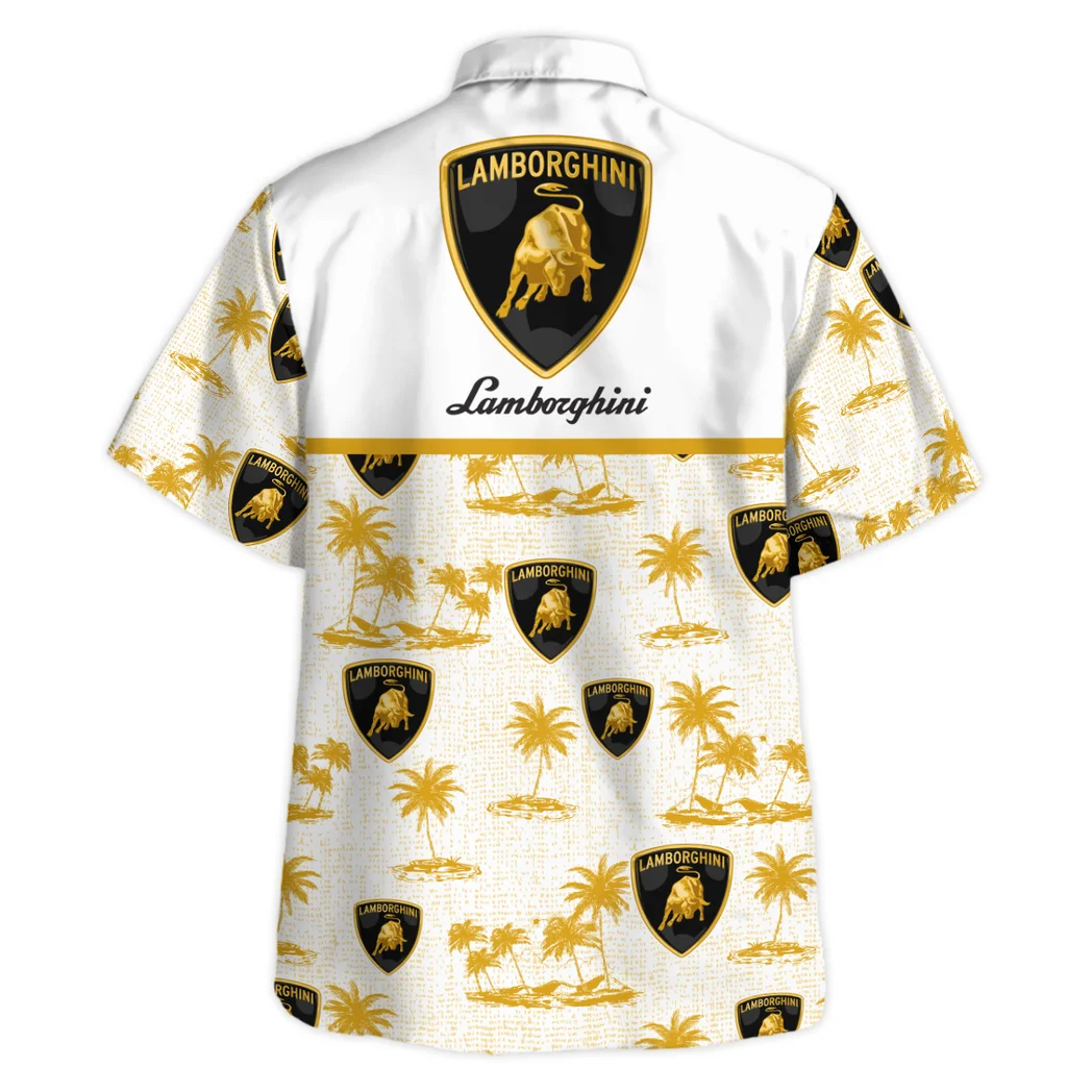 Lamborghini Hawaiian Shirt Tropical Style, Road-Trip Ready Button Shirt HVN1536LB