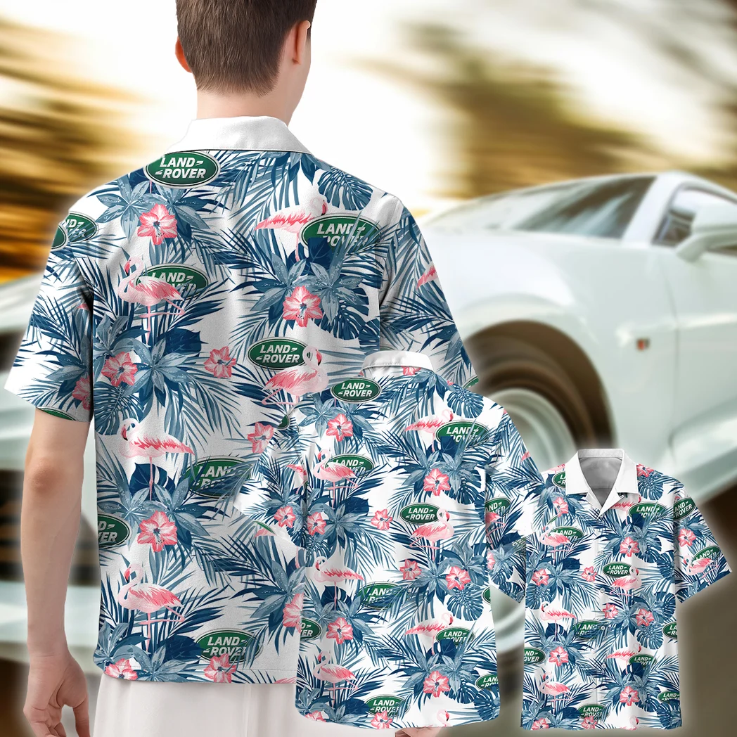 Land Rover Hawaiian Shirt All Over Print, Chrome Wave Button Shirt HVN1537LR