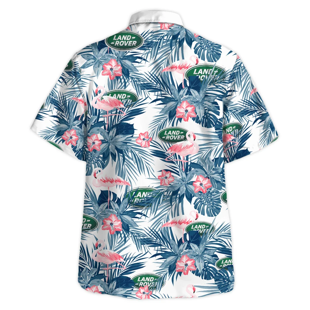 Land Rover Hawaiian Shirt All Over Print, Chrome Wave Button Shirt HVN1537LR