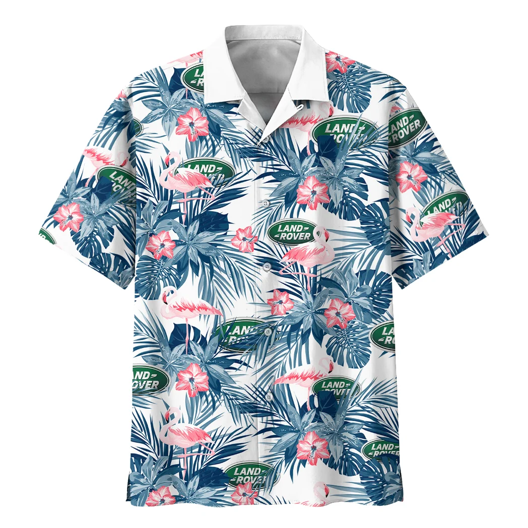 Land Rover Hawaiian Shirt All Over Print, Chrome Wave Button Shirt HVN1537LR