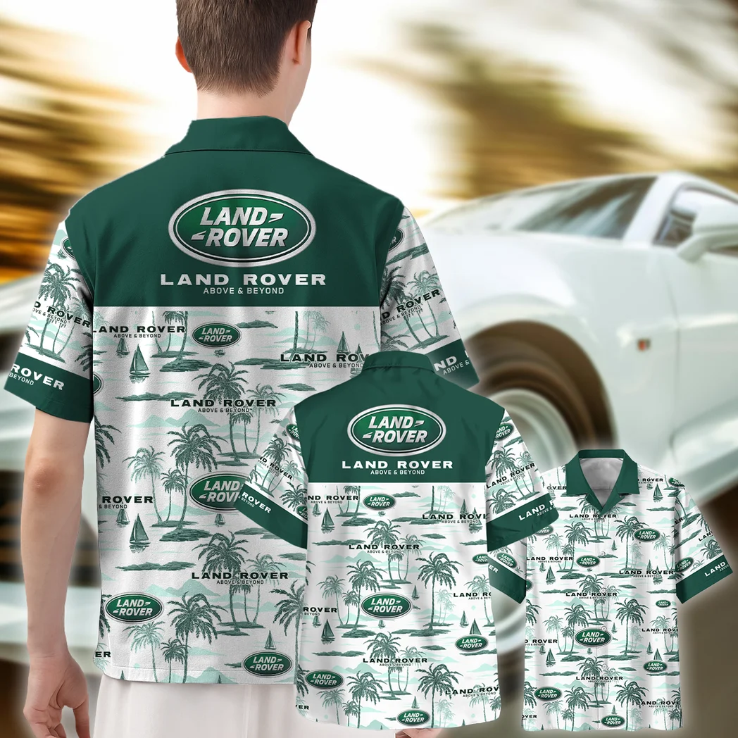Land Rover Hawaiian Shirt Exclusive Logo, Engine Lover Button Shirt HVN1534LR