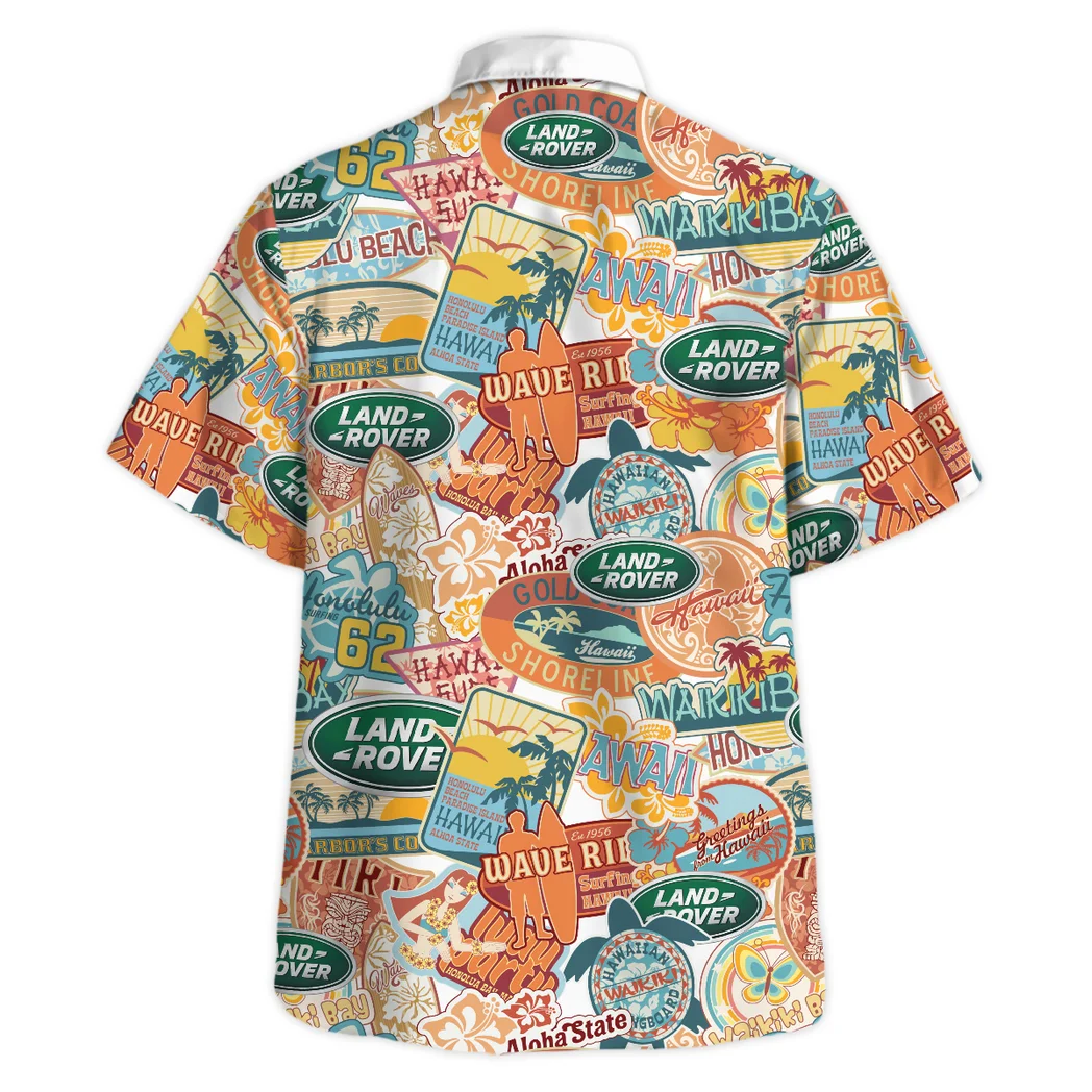 Land Rover Hawaiian Shirt Exclusive Logo, Urban Driver Button Shirt HVN1539LR
