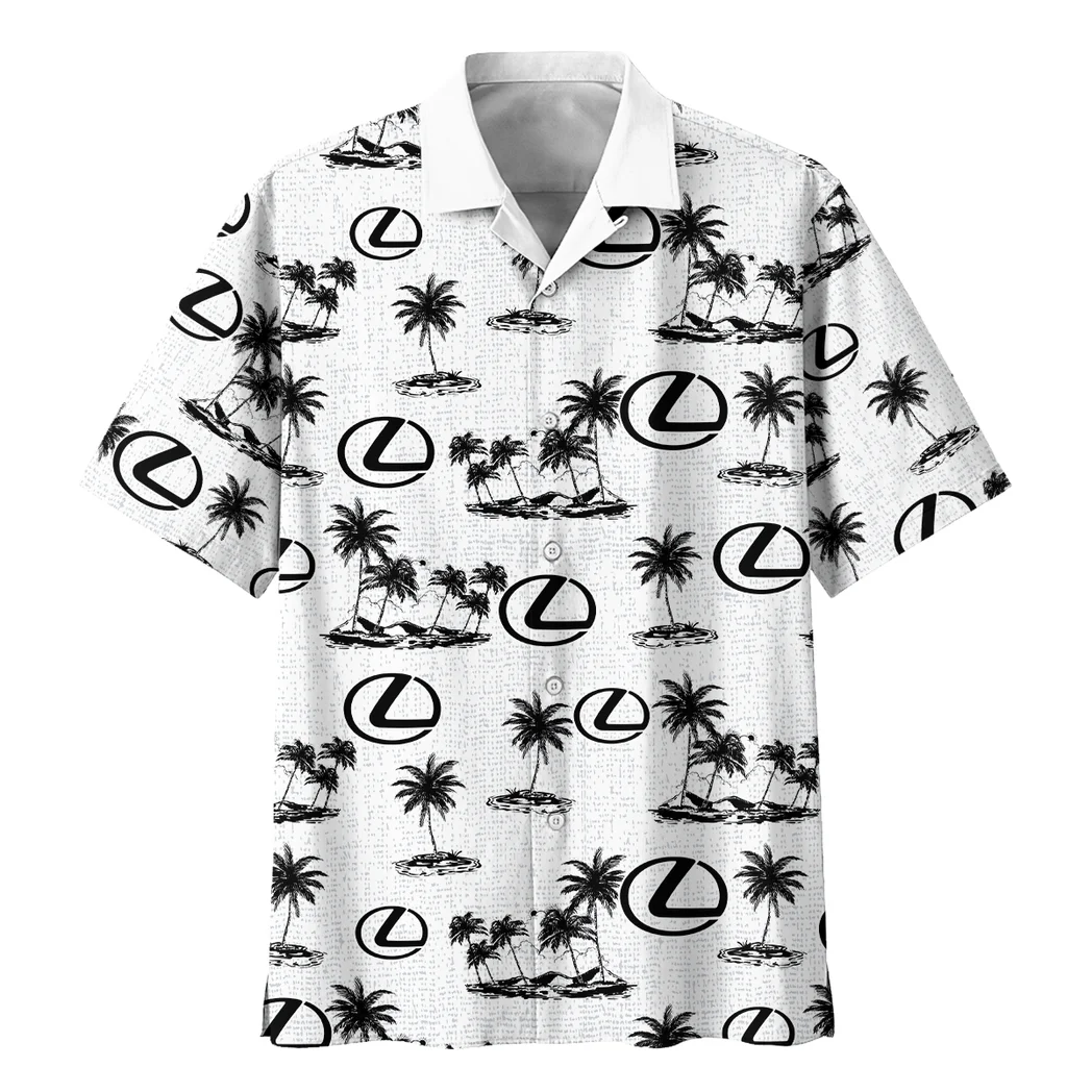 Lexus Hawaiian Shirt Tropical Style, Motor Culture Button Shirt HVN1536LE